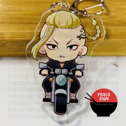 (mua 1 tặng 1) ( Mica trong acrylic ) Móc khóa TOKYO REVENGERS ver LÁI XE Kịch Trường Của Takemichi anime chibi 5