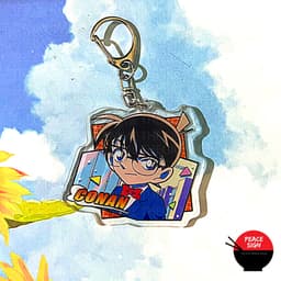 (mua 1 tặng 1) Móc khóa mica DETECTIVE CONAN Thám Tứ Lừng Danh ver Hiệu Ứng hình in 2 mặt  9