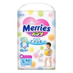 (Hàng Nhập Khẩu) Bỉm Merries nội địa Nhật đủ size dán /quần / NB76 / S82 / M64 / L54 / XL44 / L44 / XL38/ XXL26/ M58 3