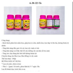 Chai 100gr Phân bón đầu trâu 6-30-32 - Siêu ra hoa, sắc hoa rực rỡ 3