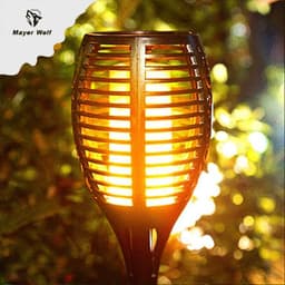Đèn năng lượng mặt trời sân vườn, đèn sân vườn Chính Hãng Mayor Wolf 6