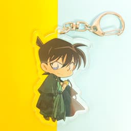 (Mua 1 tặng 1) Móc khóa CONAN THÁM TỬ LỪNG DANH VER KIMONO quà tặng Mica trong acrylic in hình anime chibi 4