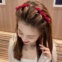 Wapkty Kiểu Tóc Kẹp Tóc Dụng Cụ Làm Đẹp Đôi Nổ Thiết Kế Răng Dụng Cụ Tạo Kiểu Tóc Gãy Hiện Vật 9