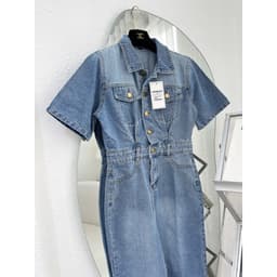 Váy Jeans dáng dài chữ A phong cách ulzzang | (ảnh thật shop chụp) 8