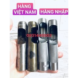 Cây đục lỗ Dụng cụ đục lỗ tròn bằng thép Việt nam và hàng Nhập khẩu, đầy đủ các loại size, sắc bén 1