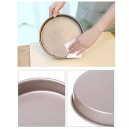 Khuôn pizza vàng chống dính-dụng cụ tổng hợp làm pizza 2