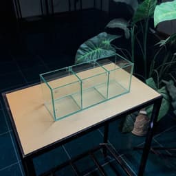 Bể Cá Betta Kích Thước 30x10x12cm Được Chia 3 Ngăn Tách Biệt | Kính Việt Nhật Dày 4mm | RF Aquarium 3