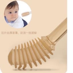 Sét Rơ Lưỡi + Bàn Chải Silicon Cho Bé 0-18 THÁNG Chính hãng 3