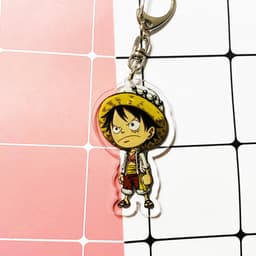 (mua 1 tặng 1) ( Mica ) Móc khóa One Piece Đảo hải tặc ver Totto Land Big Mom quà tặng dễ thương anime chibi 2