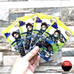 (MUA 1 TẶNG 1) Set card JUJUTSU KAISEN, KIMETSU NO YAIBA thẻ nhân phẩm Chú Thuật Hồi Chiến gacha anime chibi 5