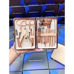 Bộ dụng cụ cắt tỉa móng đa năng 18 chi tiết hộp hồng siêu đẹp sang chảnh 4