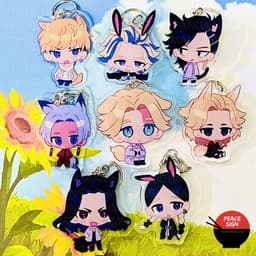 (mua 1 tặng 1) Móc khóa in hình TOKYO REVENGERS  ver TAI THÚ Kịch Trường Của Takemichi anime chibi xinh xắn 1