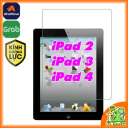 Kính CL iPad 2/ 3/ 4 Cường Lực 9H Trong Suốt Mài Cạnh 2.5D 1