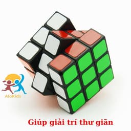 Rubik 3x3 Alokidstb, Rubic Khối Lập Phương Xoay Nhanh Mượt Trơn, Lõi Cứng Cáp, Bền, Đồ Chơi Trí Tuệ Cho Bé 4