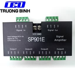 SP901E BỘ HUB MỞ RỘNG SỐ CỔNG ĐIỀU KHIỂN LED FULL MÀU SẮC ARGB WS2812B WS2811 UCS1903 5