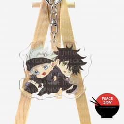 (mua 1 tặng 1) ( Mica ) Móc khóa JUJUTSU KAISEN ver COUPLE - CHÚ THUẬT HỒI CHIẾN quà tặng chibi anime 3
