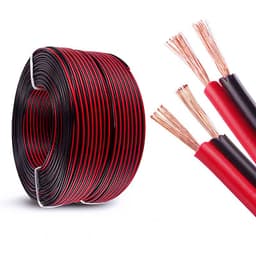 DÂY ĐIỆN CHO ĐÈN LED 2 LÕI ĐỎ ĐEN ĐỒNG NGUYÊN CHẤT CHỐNG OXY HÓA 1