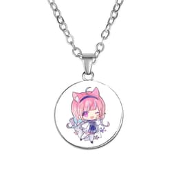 Vòng cổ in hình nhân vật AQUA MARINE PEKORA RUSHIA HOLOLIVE anime chibi xinh xắn phụ kiện trang sức 2
