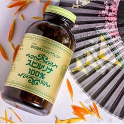 Tảo Xoắn Spirulina Nhật Bản Hộp 2200 Viên - tem đỏ 3