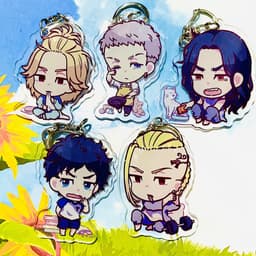 (mua 1 tặng 1) ( Mica ) Móc khóa in hình TOKYO REVENGERS ver NGÁI NGỦ Kịch Trường Của Takemichi anime chibi 1