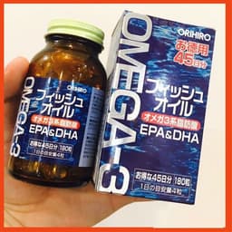 Dầu cá Omega 3 Orihiro Fish Oil Nhật Bản hộp 180 viên 5