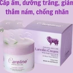 Kem Dưỡng Ẩm Cừu Careline Lanolin Cream 100ml Úc bổ sung Vitamin E cung cấp độ ẩm dưỡng trắng da Olin House 9
