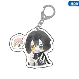 (mua 1 tặng 1) Móc Khóa Mica Trong Acrylic Kimetsu no Yaiba ver NGỒI Nhân Vật Anime quà tặng xinh xắn dễ thương 5
