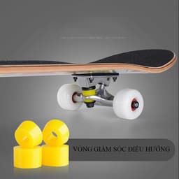 Ván trượt Skateboard mặt nhám, trượt ván, ván trượt thể thao gỗ ép 8 lớp chắc chắn. 3