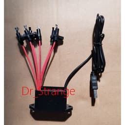 Bộ tạo ion âm 12V / 5V công suất cao 06 râu 60 triệu ion khử khói khử mùi cho ô tô, văn phòng... 3
