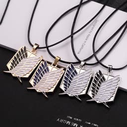 Dây Chuyền Attack On Titan Đôi Cánh Tự Do Wings of Freedom Kim Loại Mặt Dây Anime Unisex Cosplay Quà Tặng 2