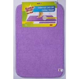 Thảm chống trượt cao cấp Scotch Brite 3M 40x60cm đa năng, lấy bụi hiệu quả, thấm hút nước tốt, nhanh khô 2