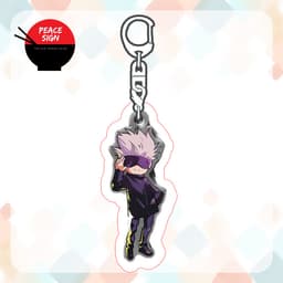 (mua 1 tặng 1) (vs1) Móc khóa JUJUTSU KAISEN CHÚ THUẬT HỒI CHIẾN quà tặng mica trong acrylic xinh xắn chibi anime 9
