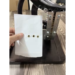 Máy dập khoen bạt bán tự động Size 5mm Tốc độ đóng nhanh Không cần dùng long đền 7