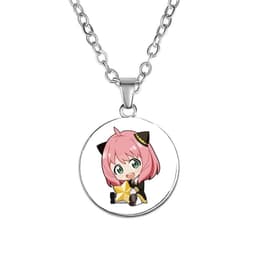 Vòng cổ in hình nhân vật SPY x Family anime chibi xinh xắn phụ kiện trang sức 3