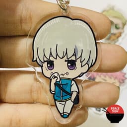 (mua 1 tặng 1) Móc khóa JUJUTSU KAISEN ver DẠO PHỐ Chú Thuật Hồi Chiến anime chibi Mica trong Acrylic 3