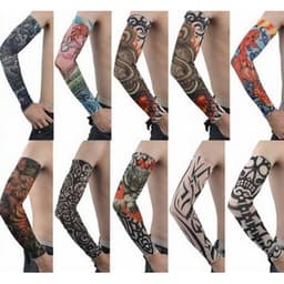 ✔️ [1 Cặp] 2 Ống Găng Tay Hình Xăm Tattoo, Ống Tay Giả Xăm Màu Ngẫu Nhiên 4
