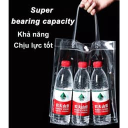 Túi trong suốt túi nhựa trong suốt đựng quà tặng, túi xách nhựa pvc đựng quà tặng tết sinh nhật giáng sinh 5