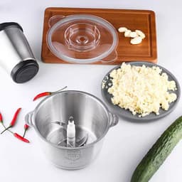 [BH 1NĂM] TRỌN BỘ Máy xay thịt, máy xay đa năng, công suất 250W, TRỤC INOX, cối inox304, 4 lưỡi dao, XAY ĐƯỢC CUA 5