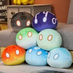 (Order) Gấu bông slime nguyên tố Genshin Impact nhiều mẫu game anime chibi quà tặng 1
