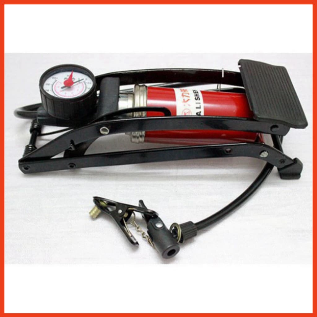 Bơm đạp chân mini 1 Piston tiện dụng - bơm ô tô - bơm xe máy GIA DỤNG VĨNH NGÂN