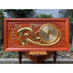 Đồng hồ treo tường gỗ hương kích thước 41.81cm 2