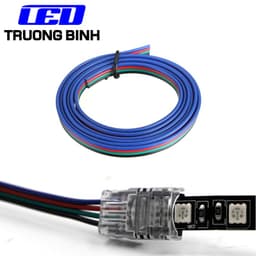 DÂY ĐIỆN 4 LÕI MẠ THIẾC SM4PIN DÀNH CHO LED RGB 7 MÀU VÀ LED FULL MÀU 4PIN 4