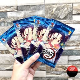(MUA 1 TẶNG 1) Set card JUJUTSU KAISEN, KIMETSU NO YAIBA thẻ nhân phẩm Chú Thuật Hồi Chiến gacha anime chibi 6