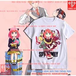 Áo Phông  Anime SPY X FAMILY Anya Face Vải Mát Có Đủ Size Trẻ Em F263 1
