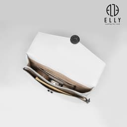 [Tặng hộp 20.10]  Túi Clutch nữ cao cấp da thật ELLY – EC60 9