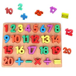 Bảng chữ cái tiếng việt, bảng chữ cái gỗ nổi chữ và số cho bé, kích thước 30x22cm, giúp bé phát triển tư duy 6