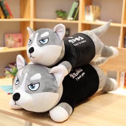 Chó bông HUSKY cao cấp – Mềm mại, sang trọng, chất liệu vải nhung bền đẹp 4