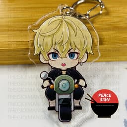 (mua 1 tặng 1) ( Mica trong acrylic ) Móc khóa TOKYO REVENGERS ver LÁI XE Kịch Trường Của Takemichi anime chibi 2