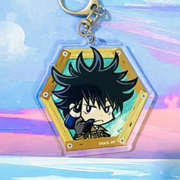 ( Mua 1 tặng 1) Móc khóa in hình JUJUTSU KAISEN ver XÂY DỰNG anime chibi xinh xắn Mica trong acrylic 4