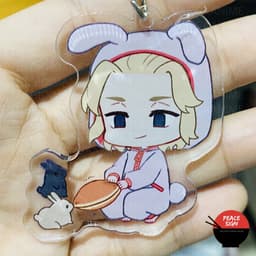 (Mua 1 tặng 1) Móc khóa mica TOKYO REVENGERS ver MẶC ĐỒ THÚ anime chibi xinh xắn Kịch Trường Của Takemichi 3